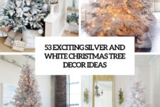 53 exciting silver and white christmas tree decor ideas cover