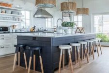 a gorgeous beach-inspired kitchen design