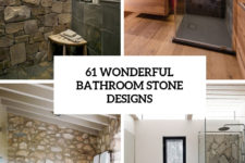 51 wonderful stone bathroom designs cover