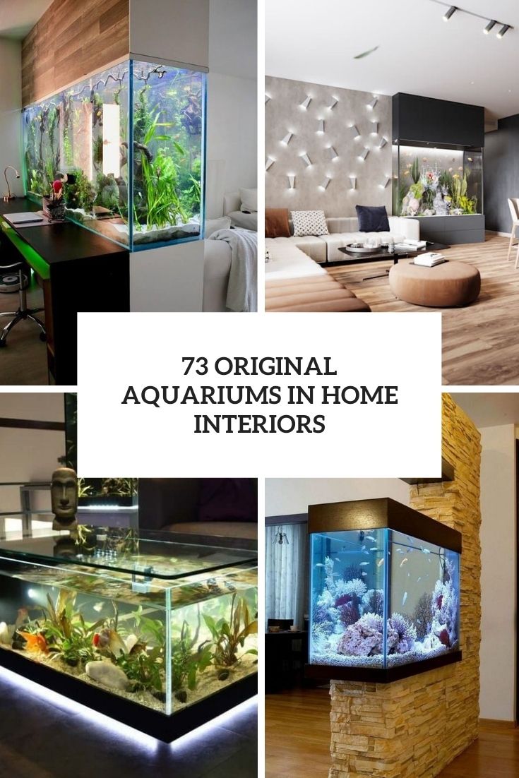 73 original aquariums in home interiors cover