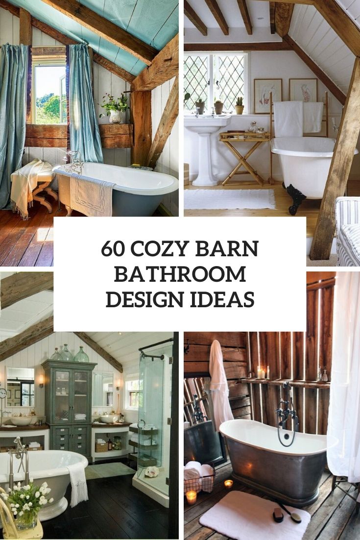 cozy barn bathroom design ideas