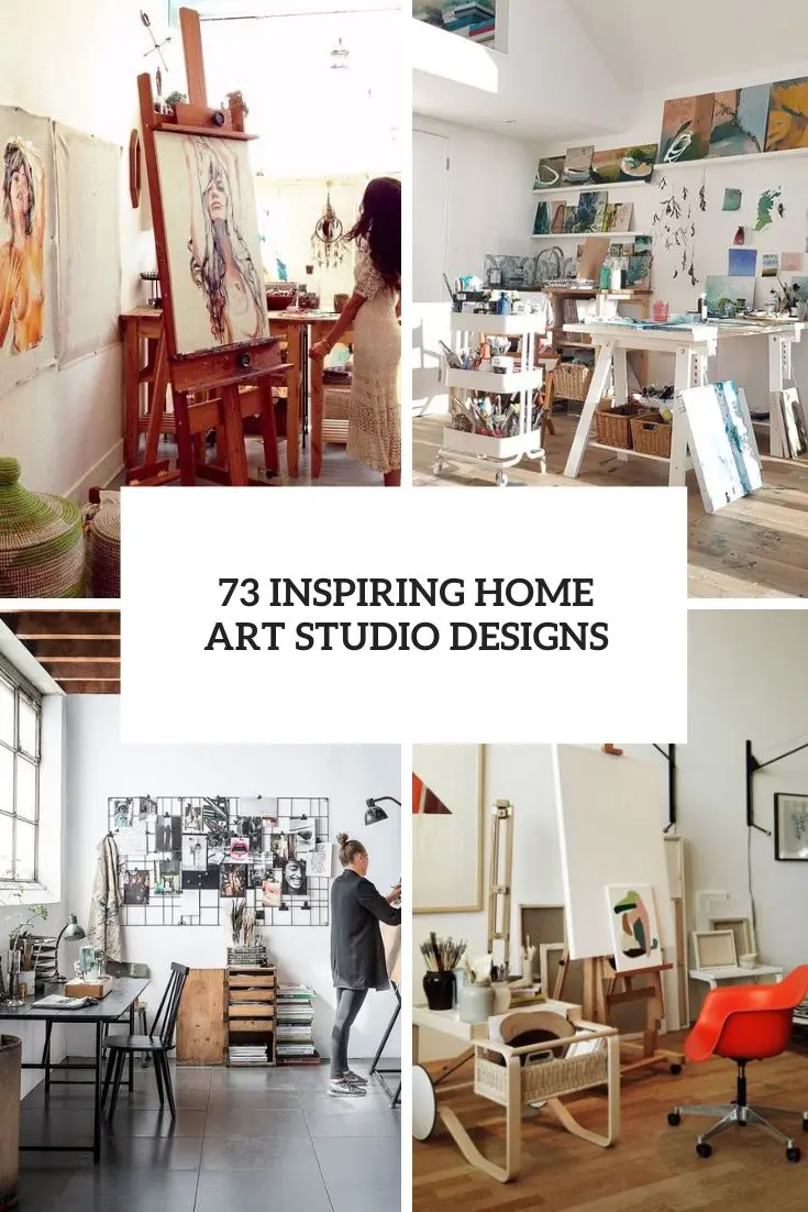 inspiring home art studio designs