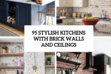 95 stylish kitchens with brick walls and ceilings cover