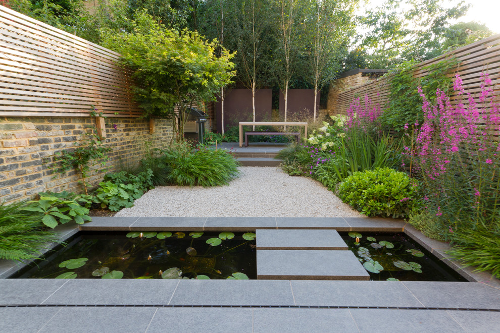 adding a pond to an small urban garden might be a great way to spice things up