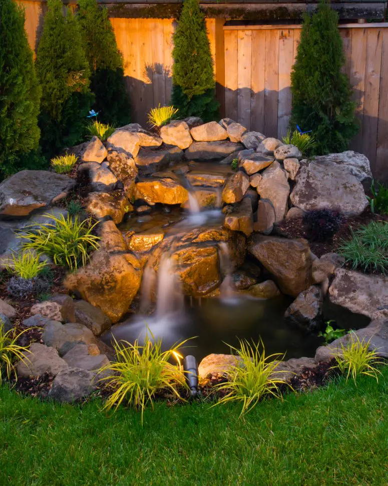 such beautiful water feature would become a perfect addition to an area near your terrace or a gazebo