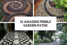 52 amazing pebble garden paths cover