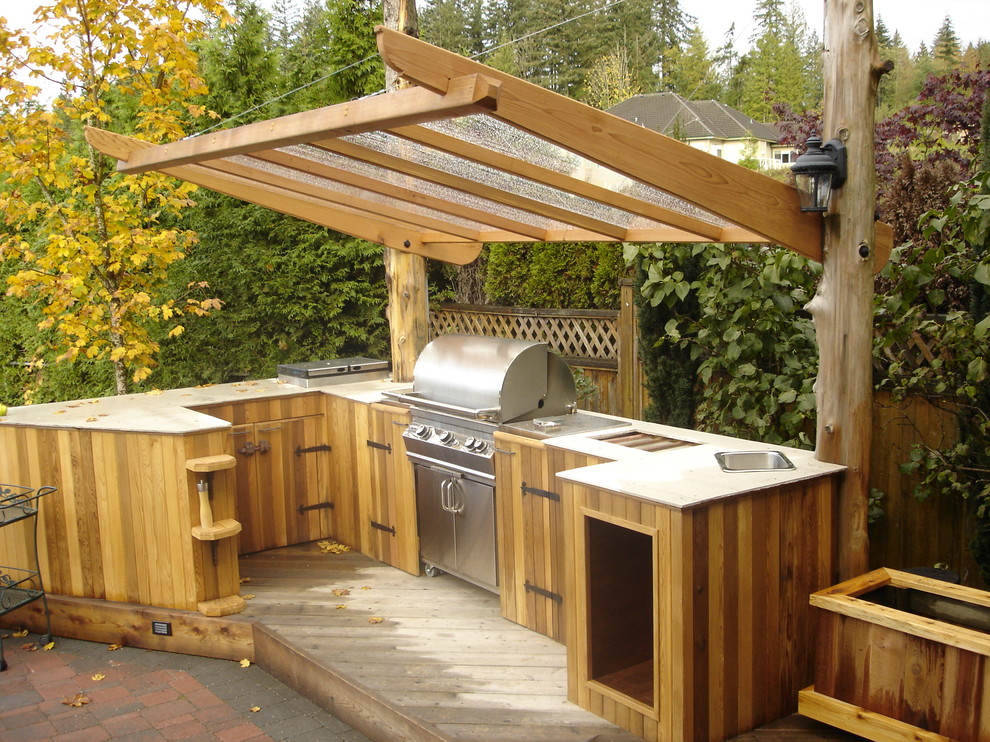 A small kitchen is more than enough to increase the quality of your outdoor entertaining.