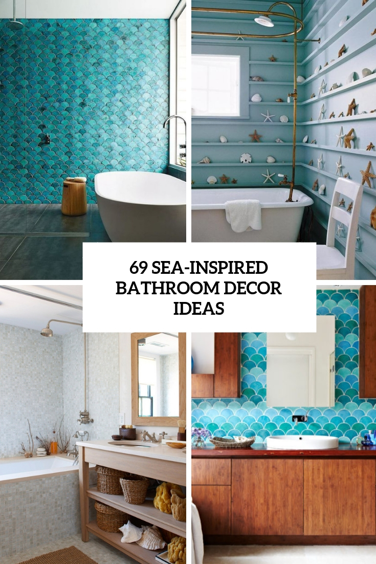 69 Sea-Inspired Bathroom Décor Ideas - DigsDigs