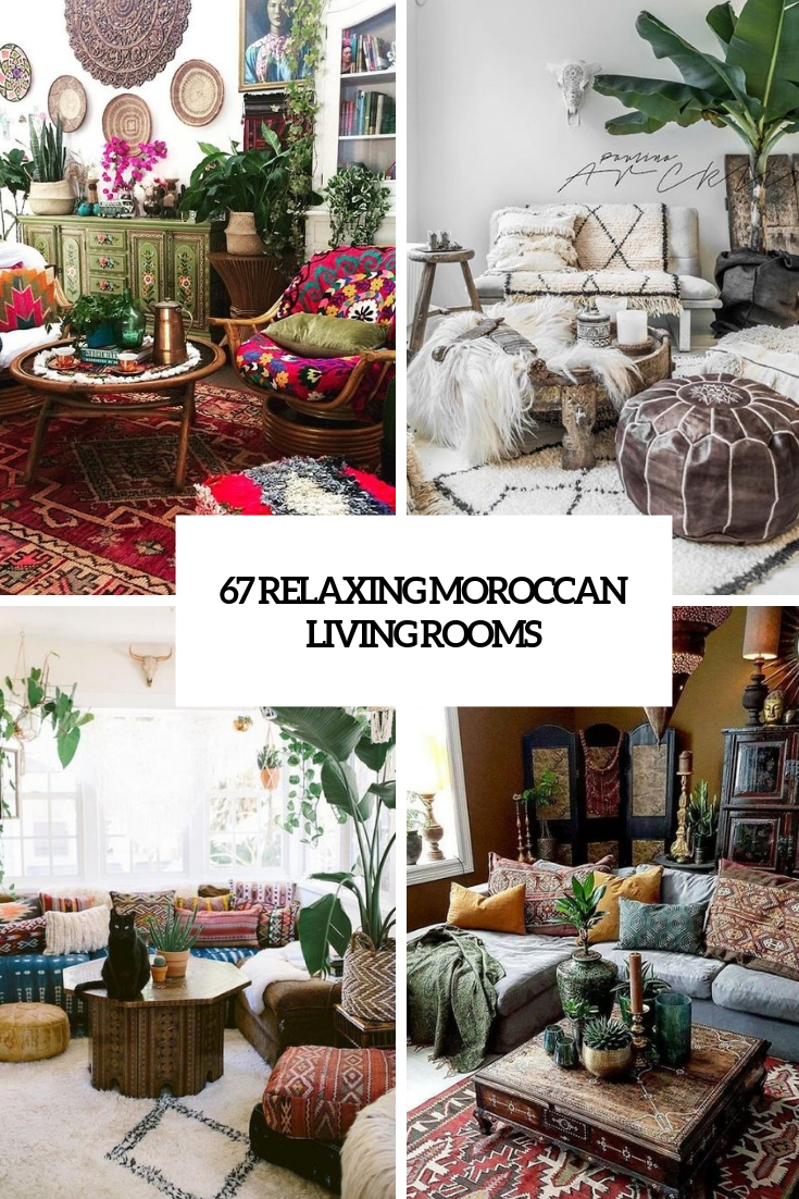 relaxing moroccan living rooms
