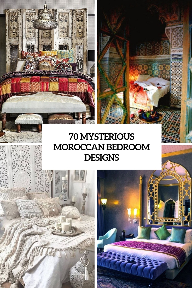 mysterious moroccan bedroom designs