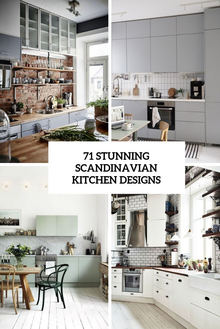 71 Stunning Scandinavian Kitchen Designs
