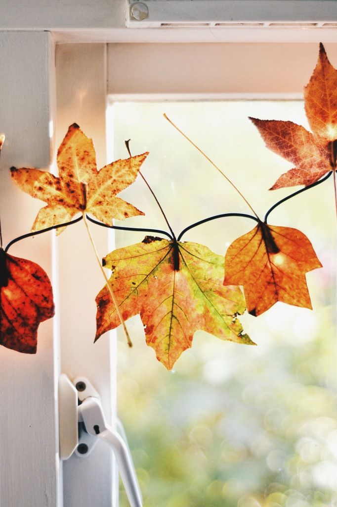 If you have windows on your staircase you could add some cute leaf fairy lights to them. It's cute and inexpensive idea.