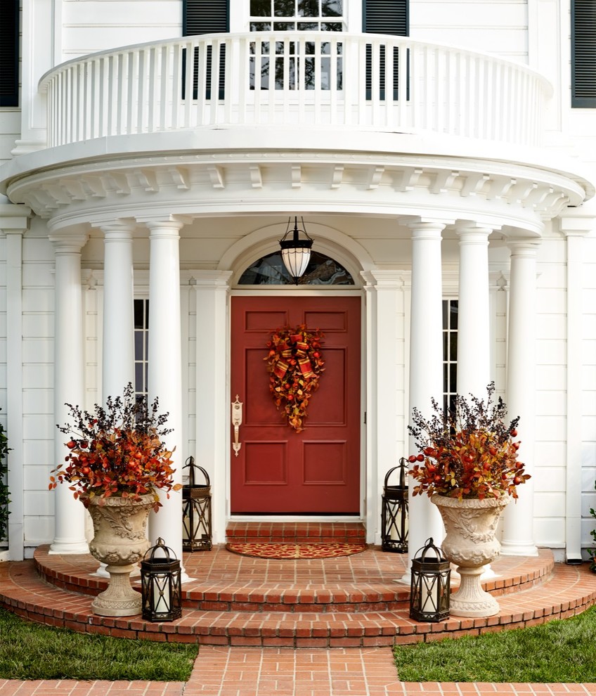 67 Cute And Inviting Fall Front Door Décor Ideas