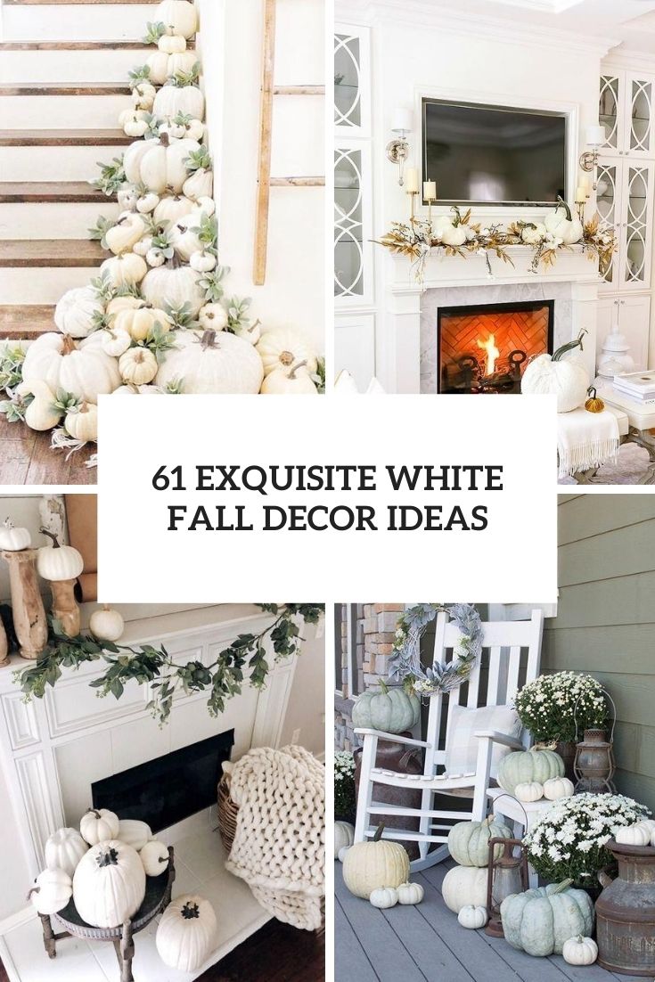 exquisite white fall decor ideas