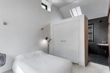 a wardrobe wall could become a room divider if you wish to combine your bedroom with a bathroom