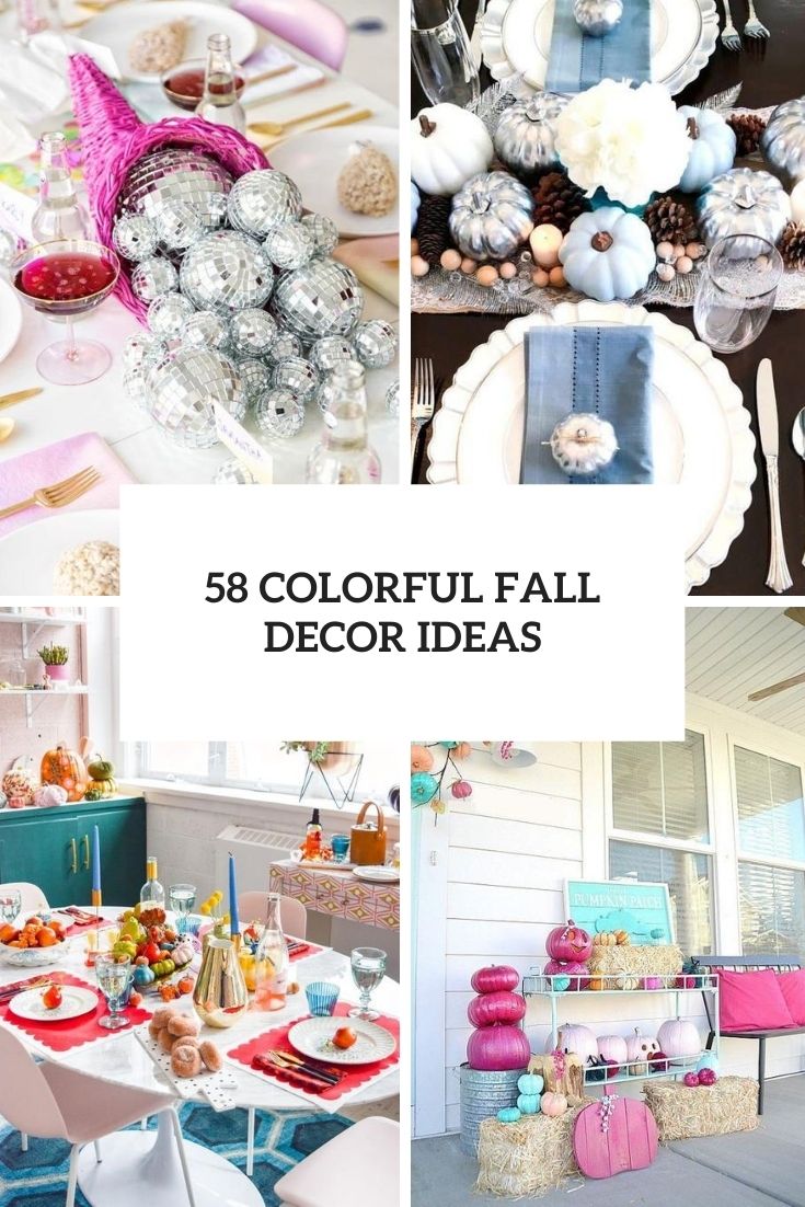 colorful fall decor ideas
