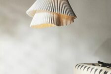 a catchy and lovely reeded two part pendant lamp is a fantastic idea for a modern space, it brings interest to the space