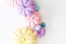 tender pastel pumpkins are a gorgeous out of the box idea for fall and Halloween