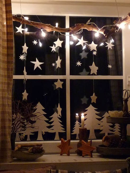 awesome christmas window decor ideas