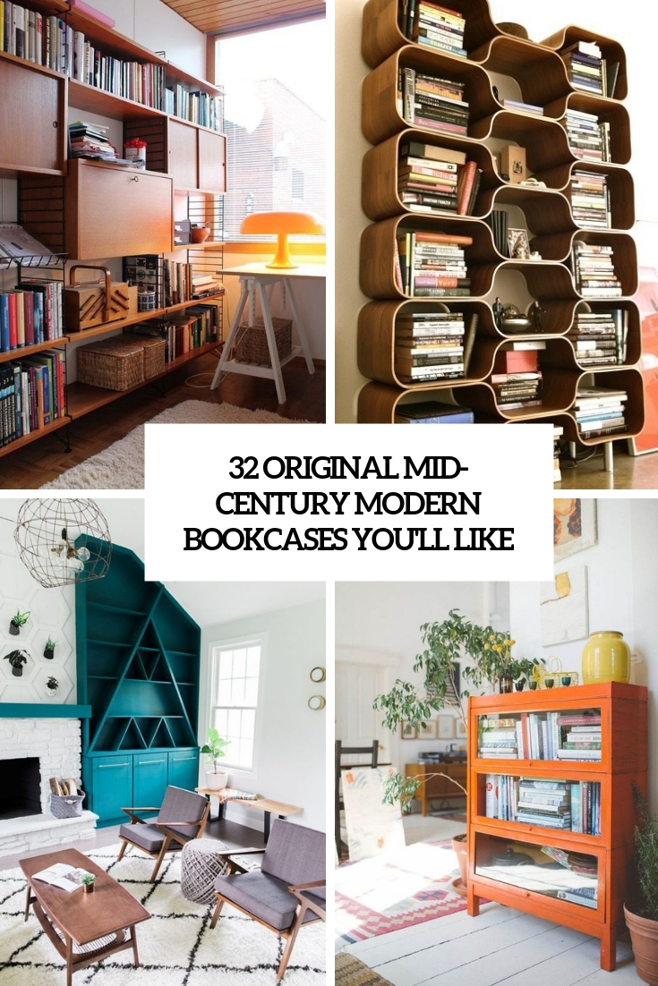 original mid century modern bookcases you'll like