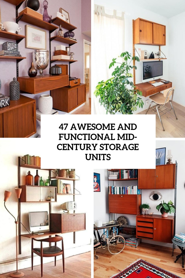awesome and functional mid century storage units