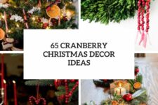 65 cranberry christmas decor ideas cover