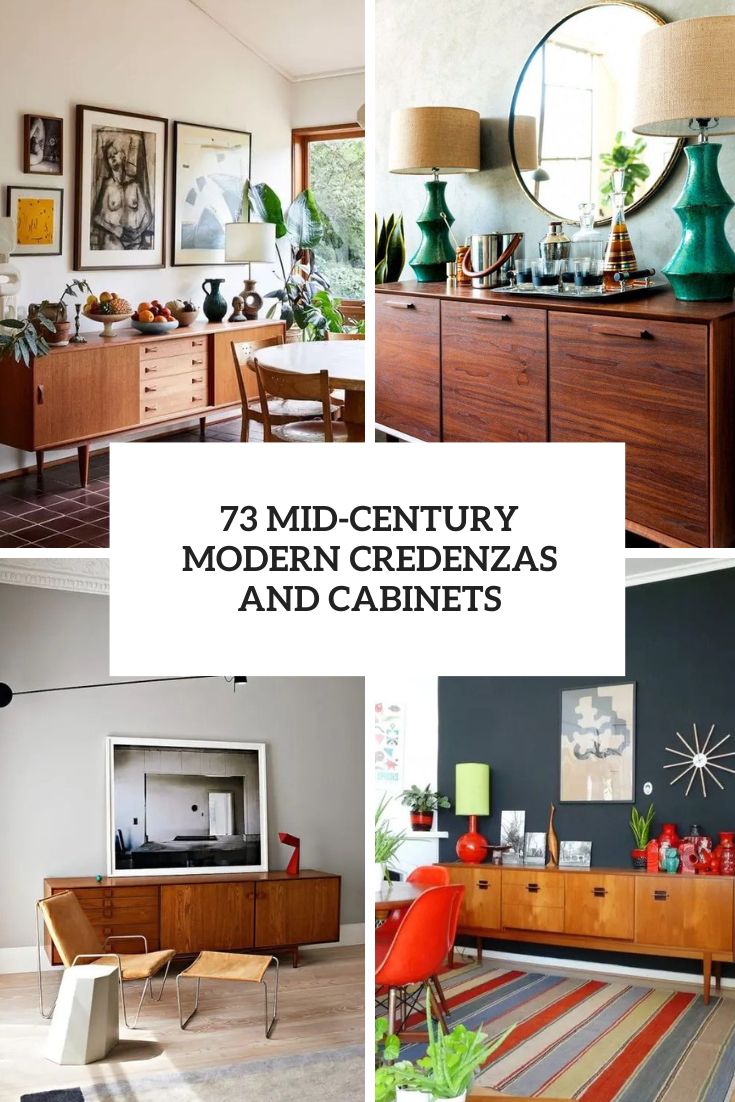 73 Mid-Century Modern Credenzas And Cabinets