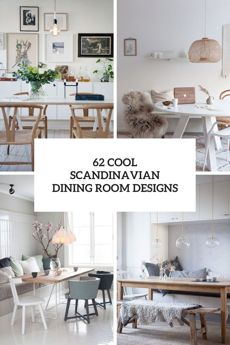 62 Cool Scandinavian Dining Room Designs