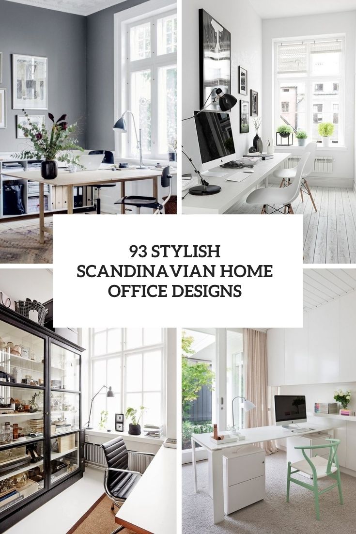 stylish scandinavian home office designs
