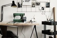 IKEA Raskog works well for storage in a home office