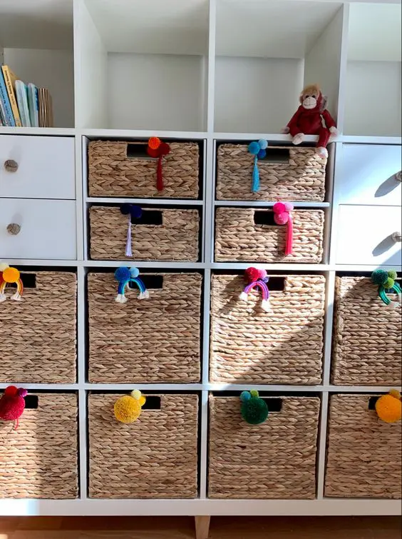 a cool pompom ikea hack for a kids room