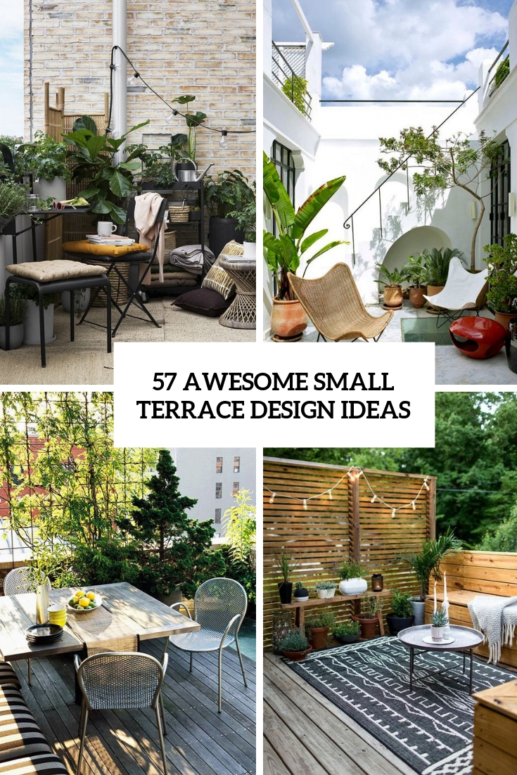 57 Awesome Small Terrace Design Ideas