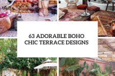 63 adorable boho chic terrace designs cover