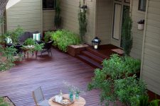 a front deck could become a great addition to a small front porch
