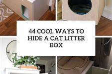 44 cool ways to hide a cat litter box cover