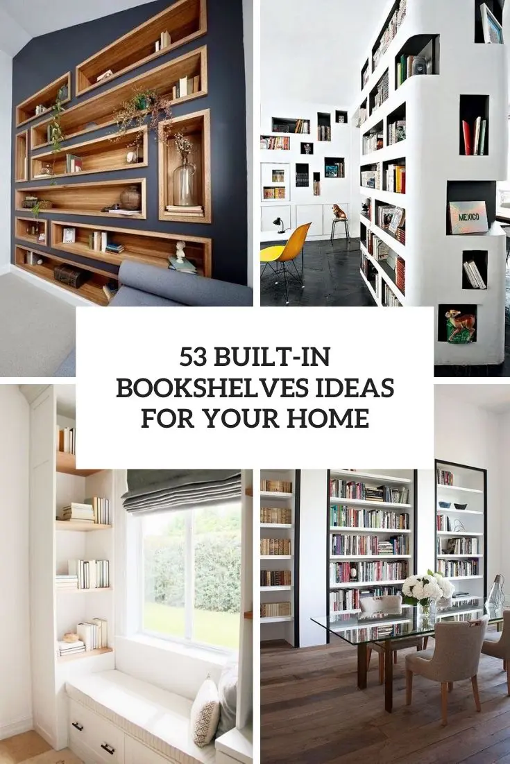 built in bookshelves for your home