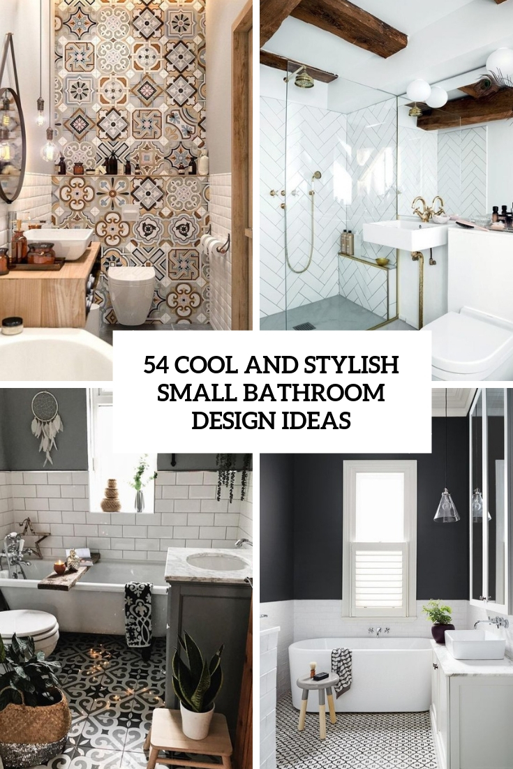 54 Cool And Stylish Small Bathroom Design Ideas