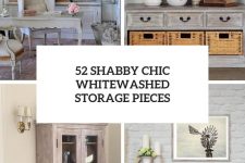 52 shabby chic whitewashed storage pieces cover