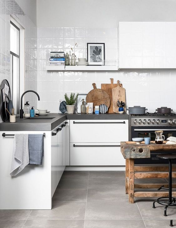 a stylish scandinavian kitchen design