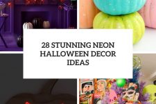 28 stunning neon halloween decor ideas cover