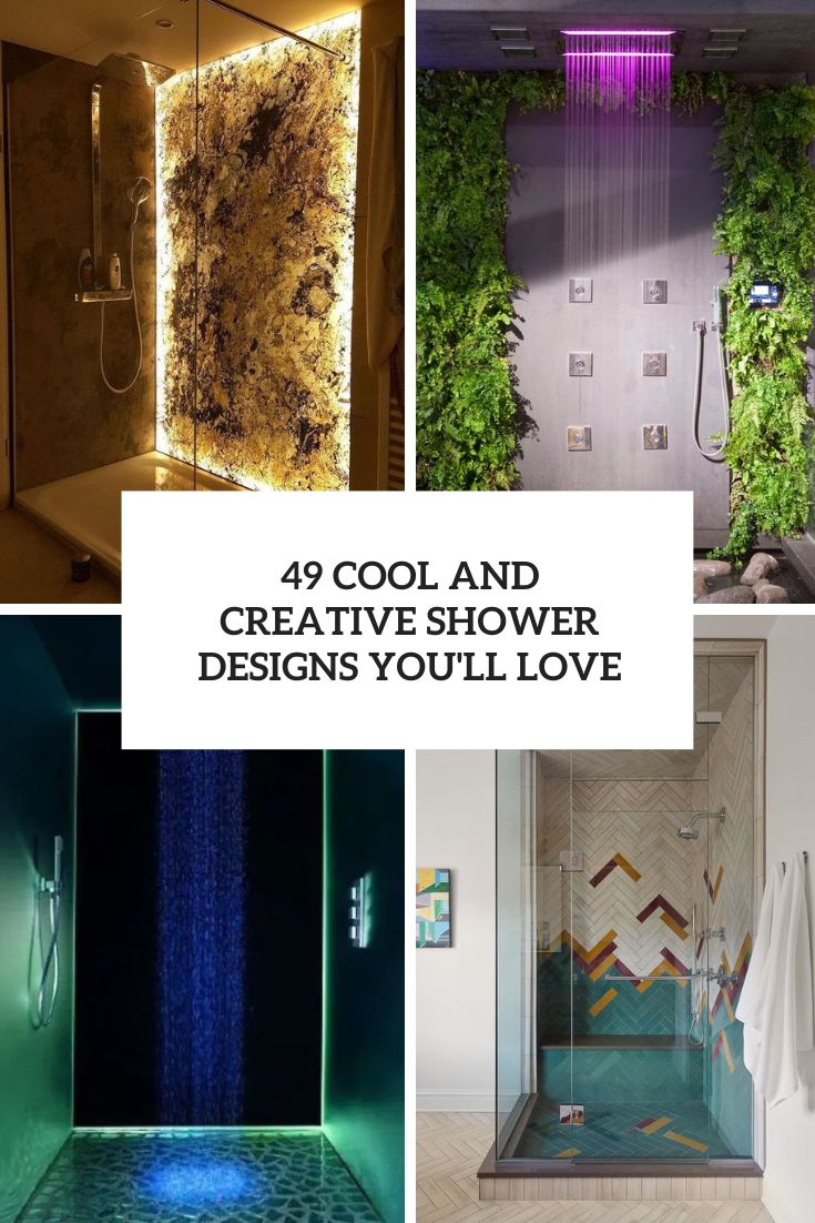 cool and creative shower designs you'll love
