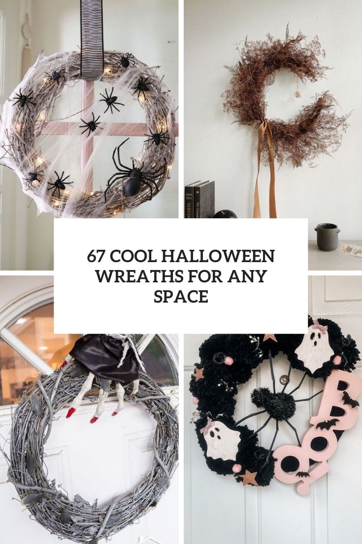 cool halloween wreaths for any space