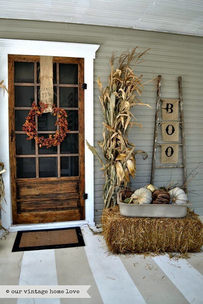 cozy thanksgiving porch decor ideas