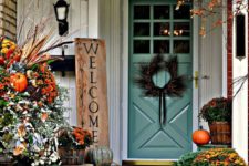 41 cozy thanksgiving porch decor ideas