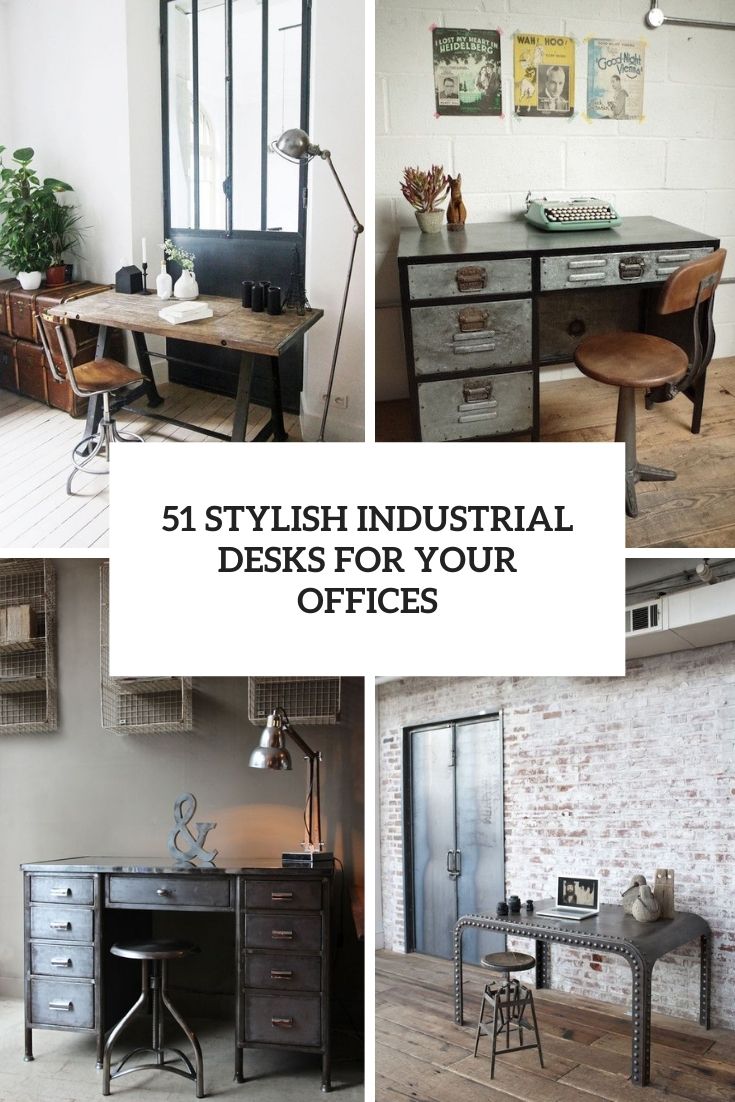 stylish industrial desks for your offices