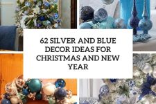 62 silver and blue decor ideas for christmas and new year cover