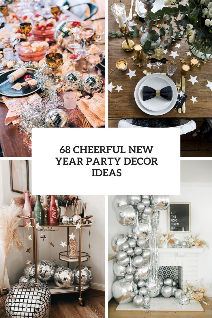 cheerful new year party decor ideas