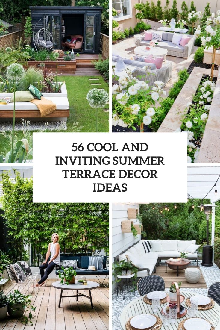 cool and inviting summer terrace decor ideas
