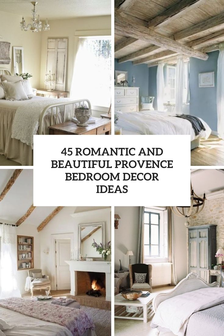 romantic and beautiful provence bedroom decor ideas