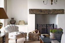 a simple Provence living room design